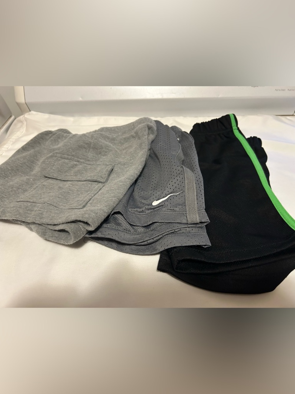 Athletic boy shorts bundle (Nike, Jumping Beans, and Marvel)